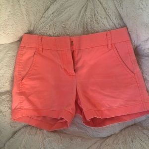 SOLD Jcrew Neon Pink Chino Shorts